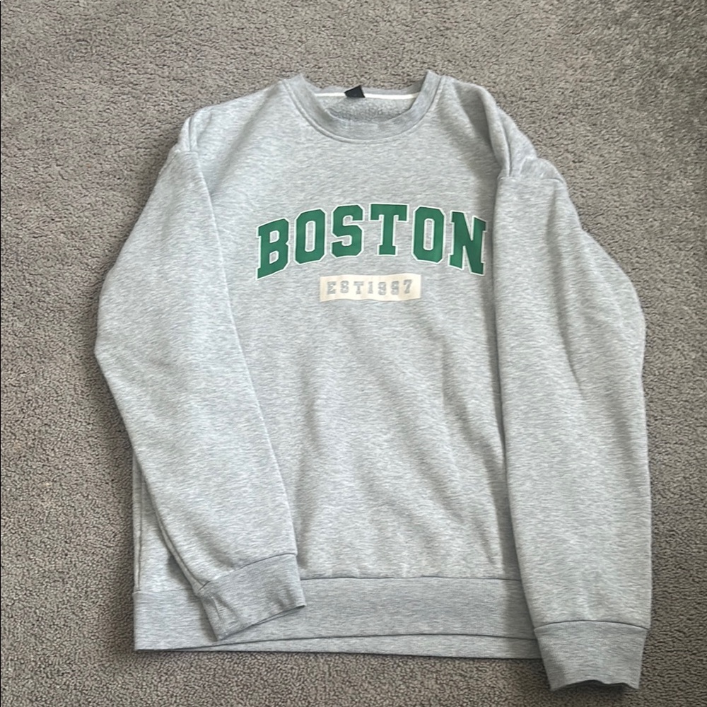 Gray Boston Sweatshirt